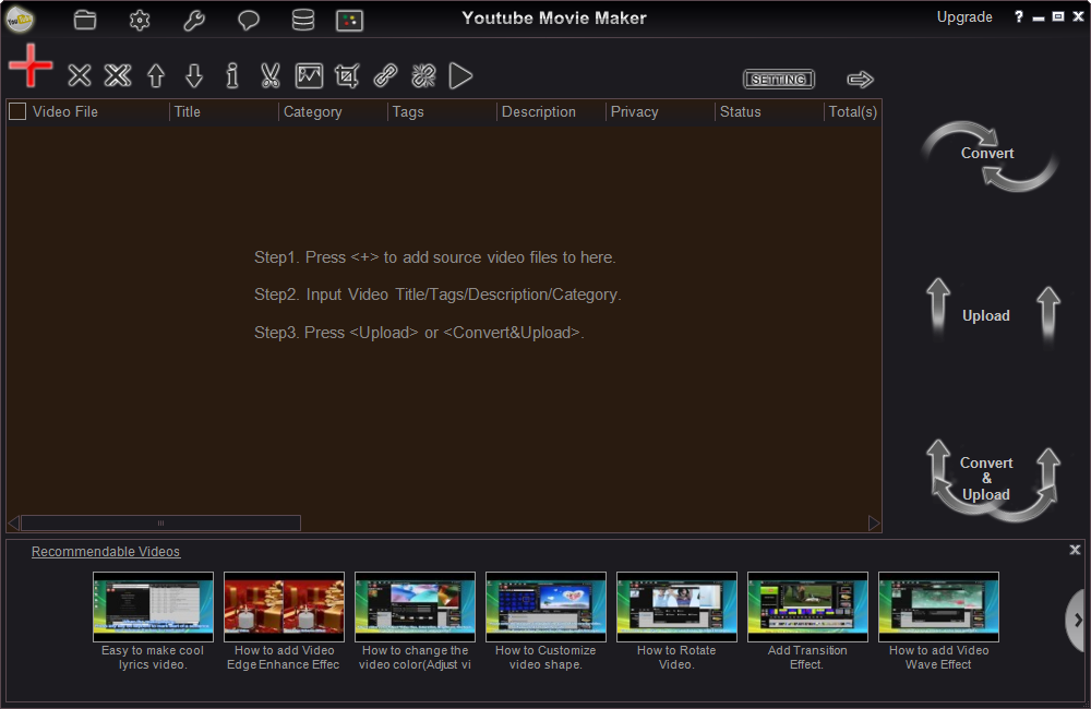 how long does it take to convert my video on youtube movie maker before i can upload it